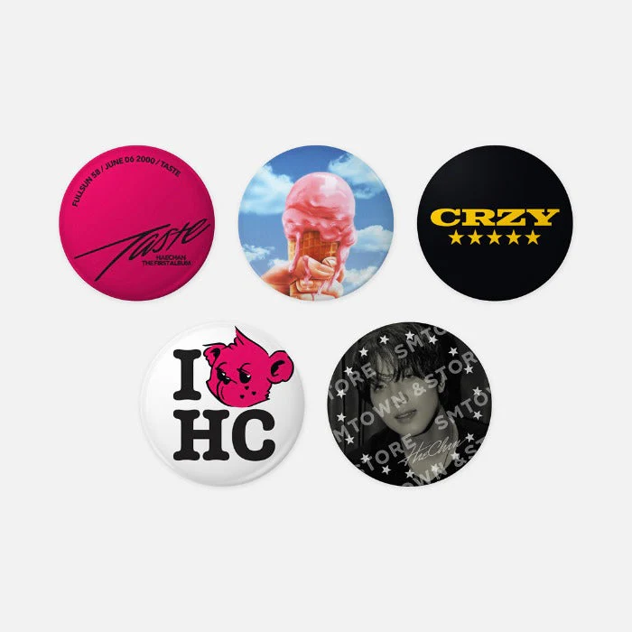 NCT HAECHAN - TASTE 1ST ALBUM OFFICIAL MD PIN BUTTON SET