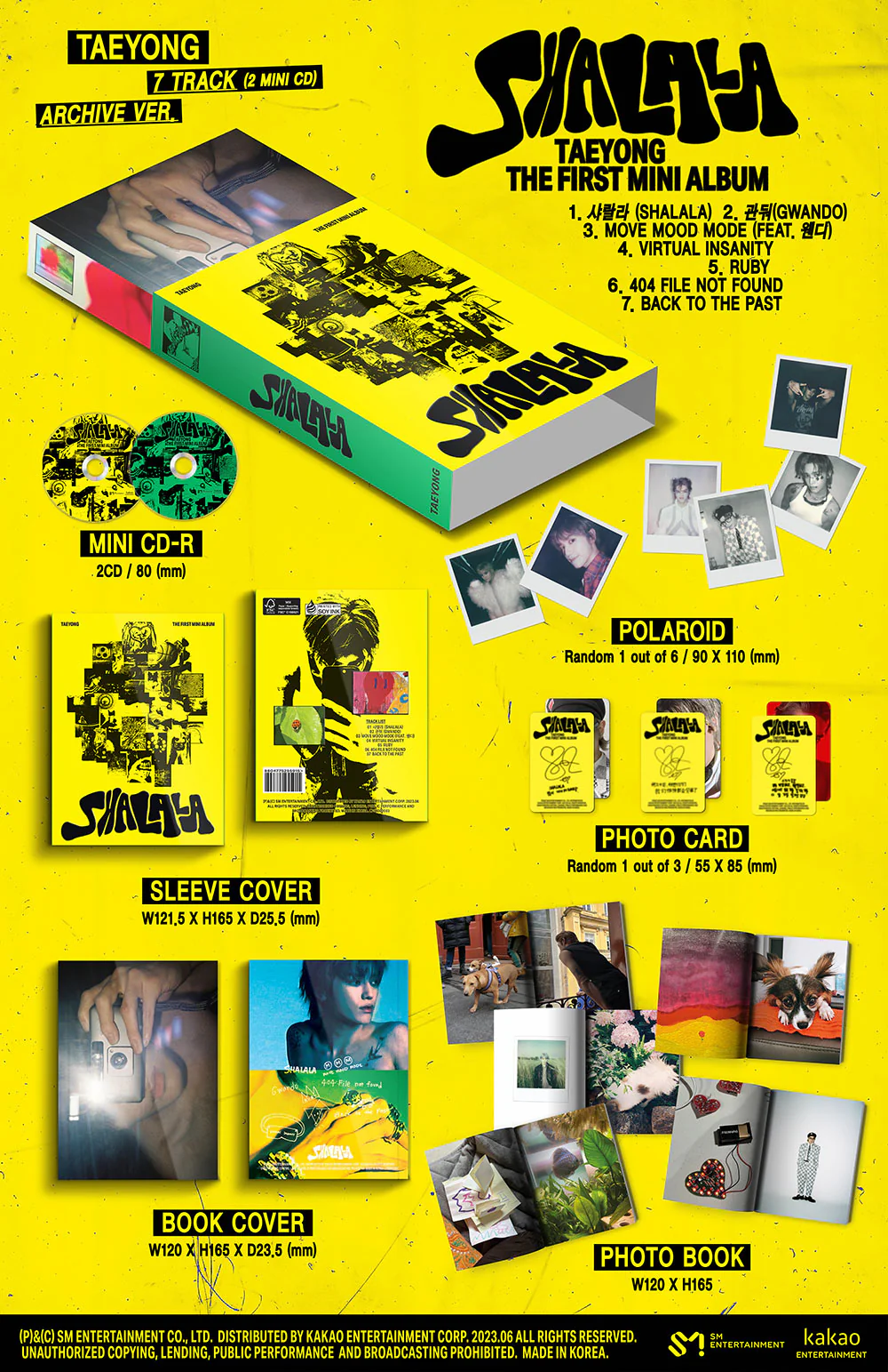 NCT TAEYONG - SHALALA 1ST MINI ALBUM ARCHIVE VER. - Image 2