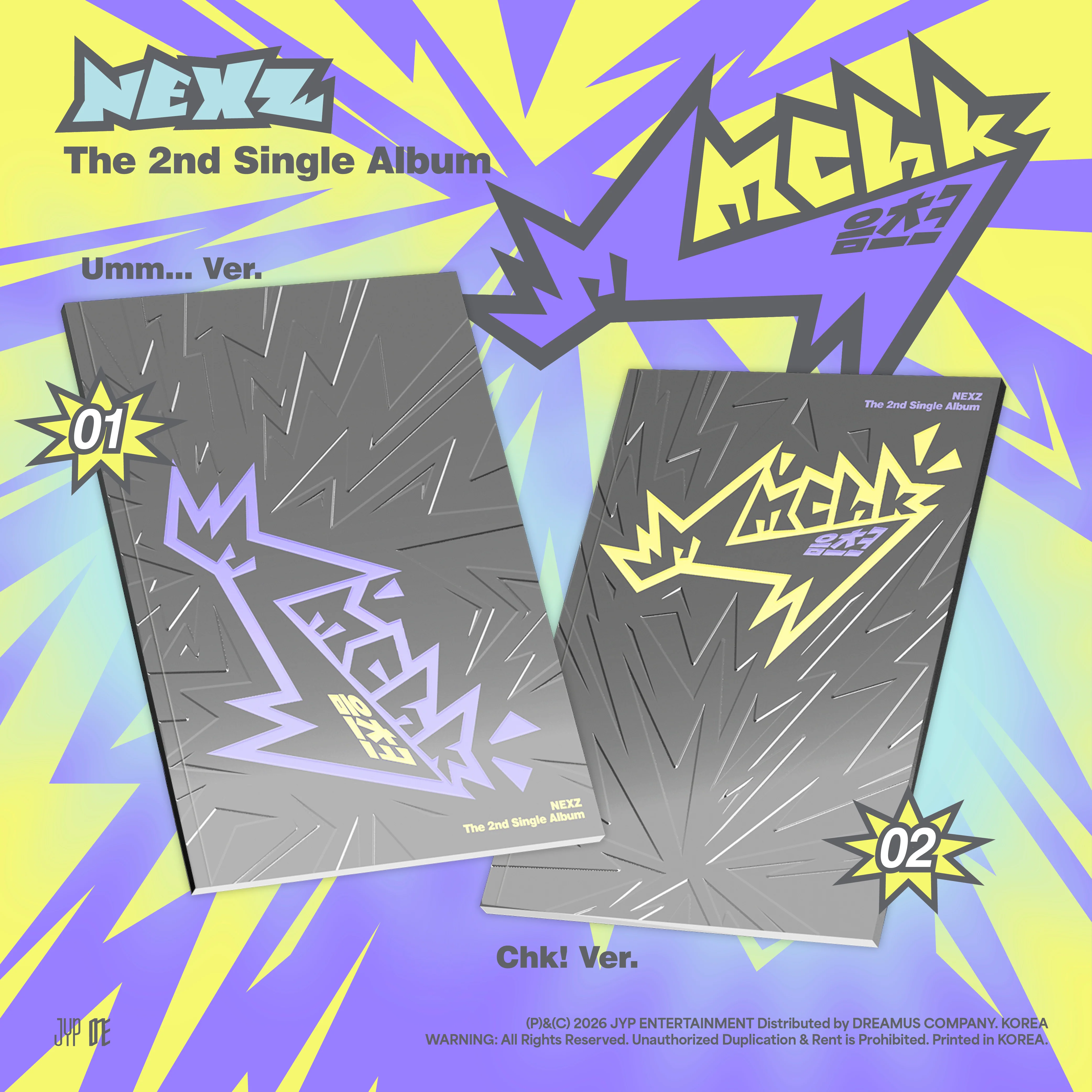 NEXZ - Mmchk 2ND SINGLE ALBUM STANDARD RANDOM