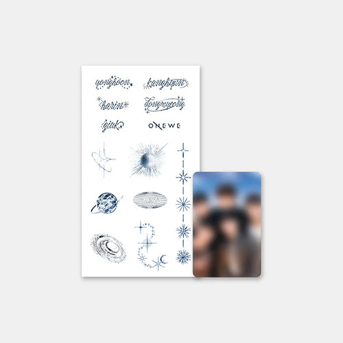ONEWE - O! NEW E!VOLUTION IV OFFICIAL MD TATTOO STICKER