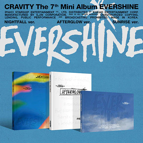 [ONLY PHOTOCARD] CRAVITY - EVERSHINE 7TH MINI ALBUM RANDOM