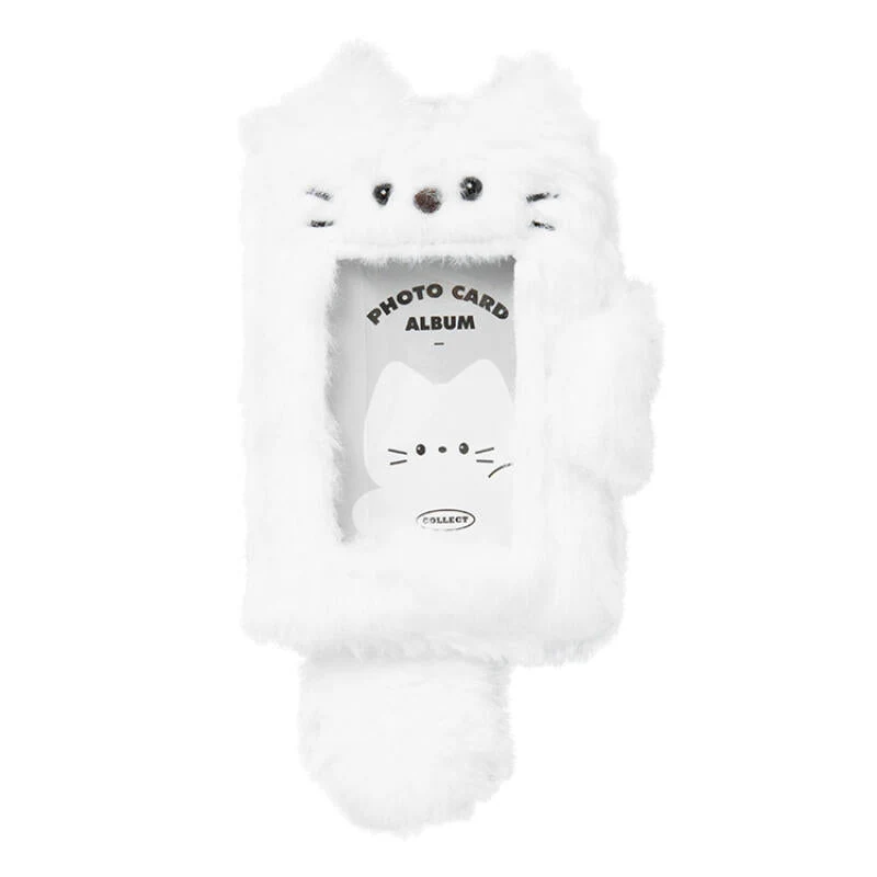 OPEN PHOTOCARD BOOK WHITE CAT