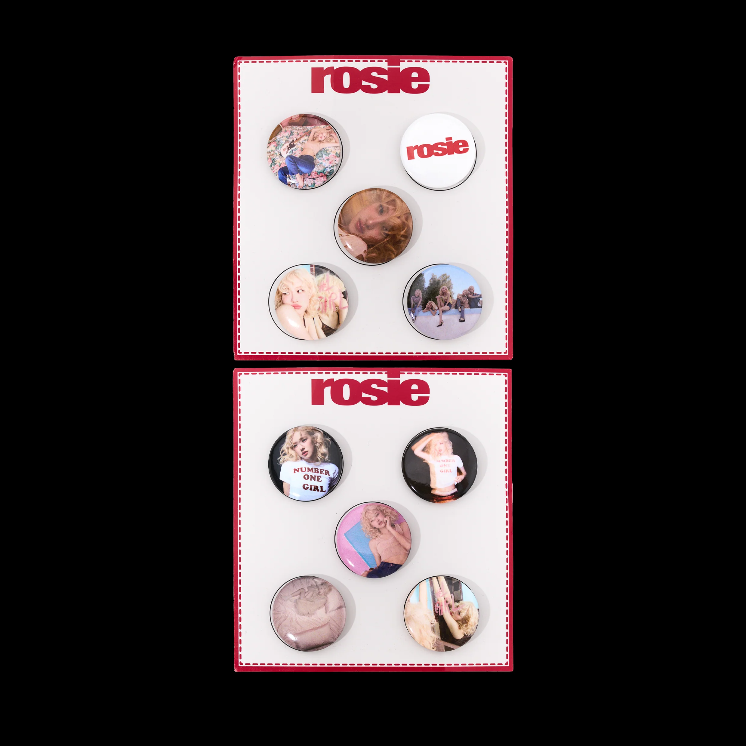 ROSE - ROSIE APT OFFICIAL MD PIN BUTTON SET
