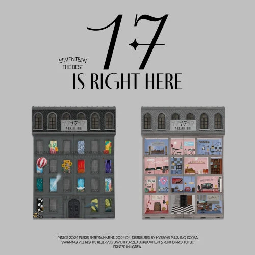 SEVENTEEN - 17 IS RIGHT HERE BEST ALBUM LUCKY DRAW EVENT M2U PHOTOBOOK SET