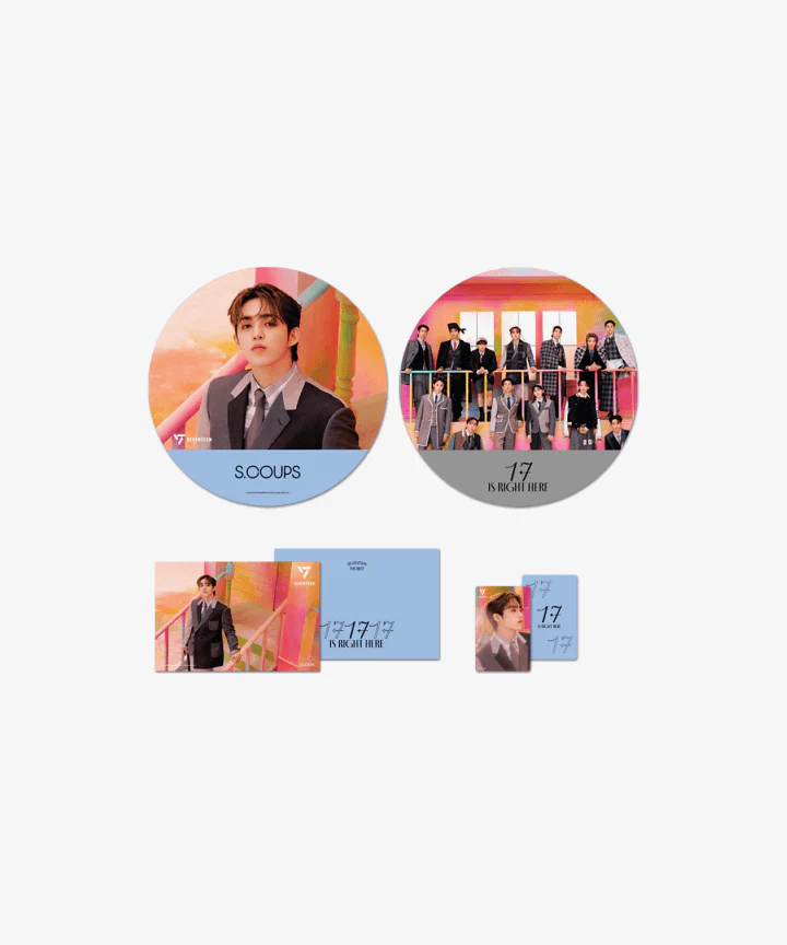 SEVENTEEN - 17 IS RIGHT HERE OFFICIAL MD MINI POSTER & IMAGE PICKET PACKAGE