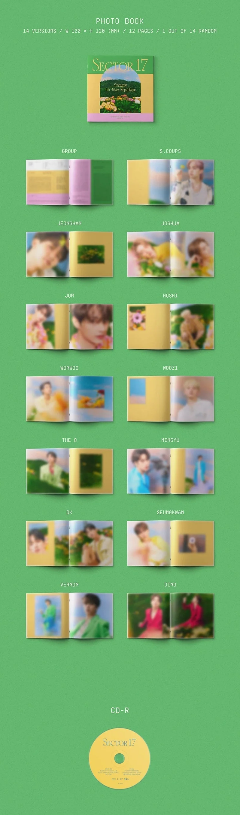 SEVENTEEN - 4TH ALBUM REPACKAGE SECTOR 17 (COMPACT VER.) - Image 3