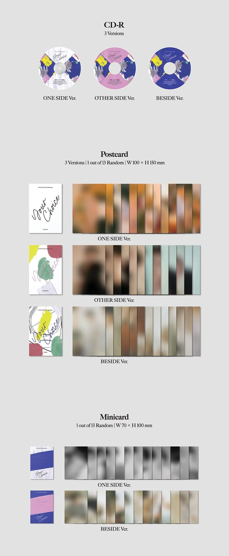 SEVENTEEN - 8TH MINI ALBUM YOUR CHOICE - Image 7