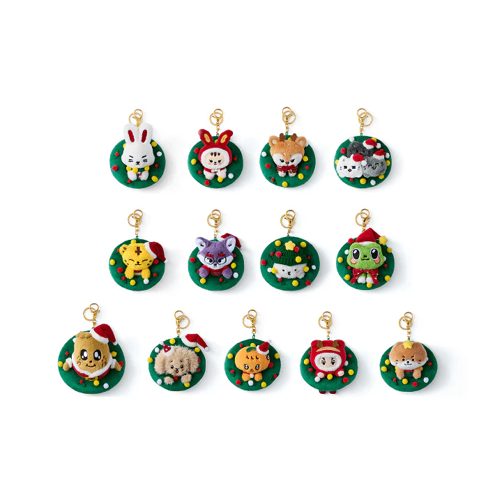 [2ND PRE-ORDER] SEVENTEEN - HOLIDAY WITH MINITEEN OFFICIAL MD ORNAMENT KEYRING