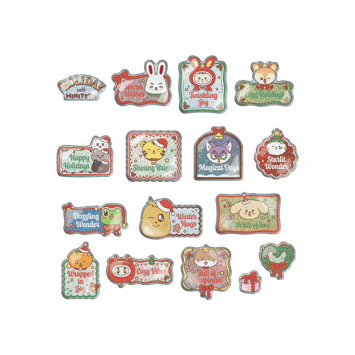 SEVENTEEN - HOLIDAY WITH MINITEEN OFFICIAL MD STICKER SET