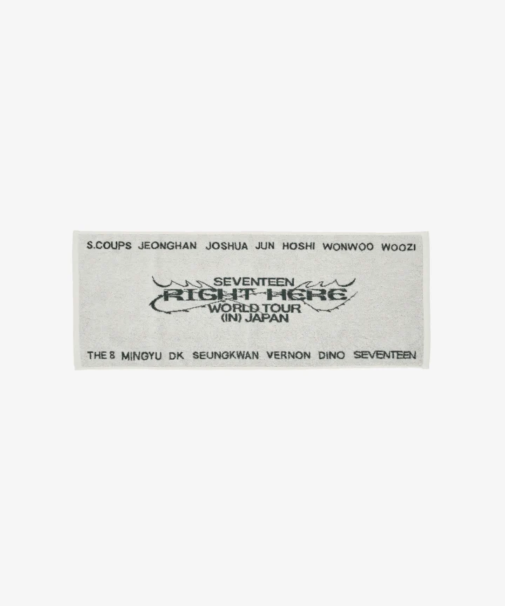 SEVENTEEN - RIGHT HERE WORLD TOUR IN JAPAN OFFICIAL MD TOWEL