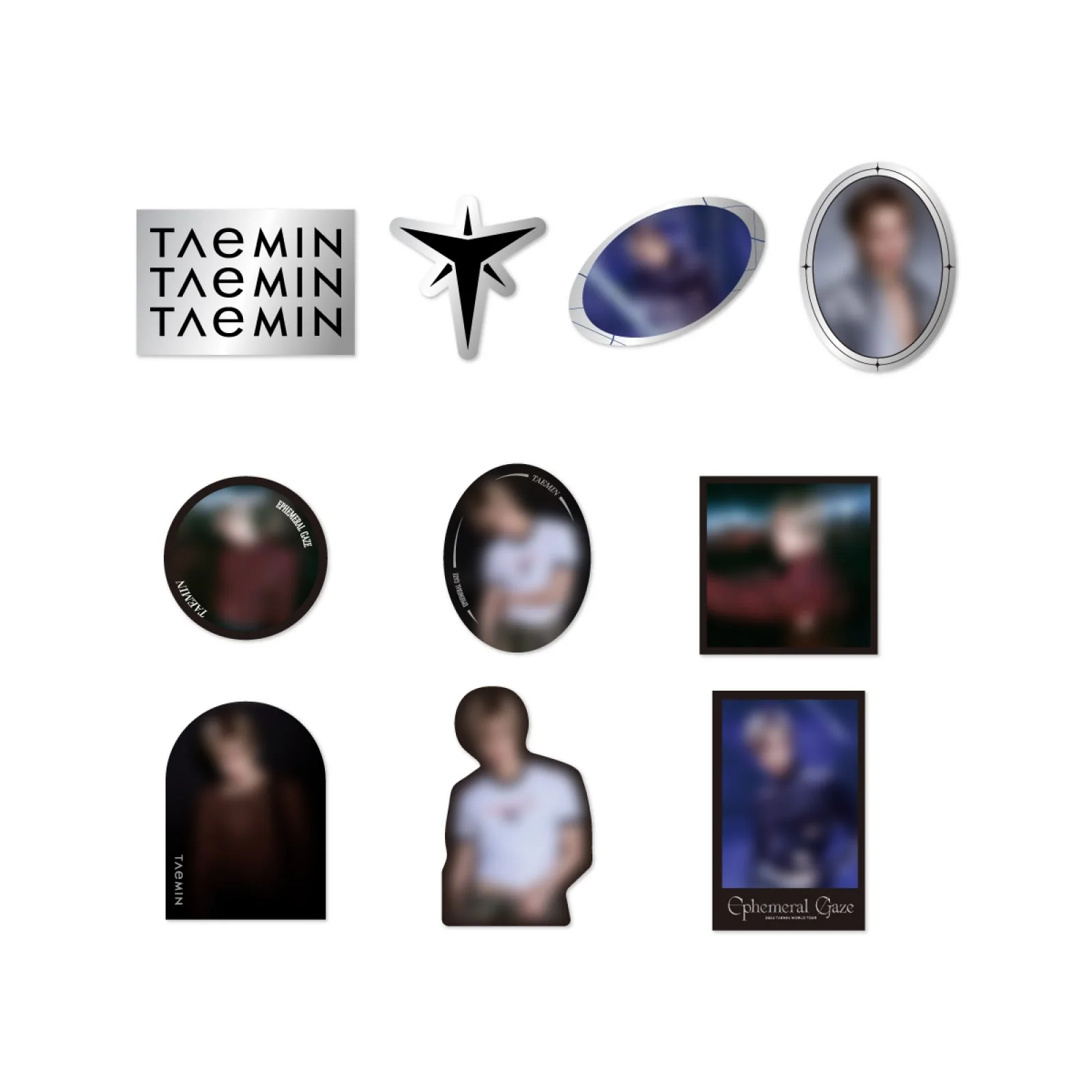 SHINEE TAEMIN - EPHEMERAL GAZE 2024 WORLD TOUR OFFICIAL MD STICKER PACK
