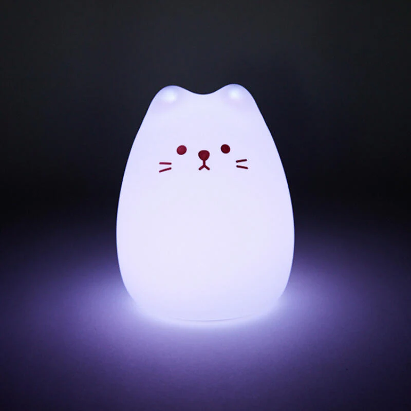 SILICON MOOD LAMP CAT