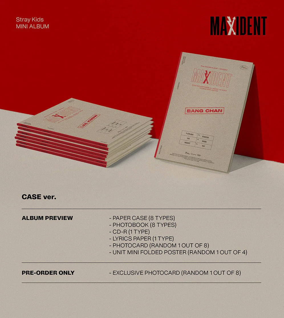 STRAY KIDS - MAXIDENT 7TH MINI ALBUM (CASE VER.) - Image 2