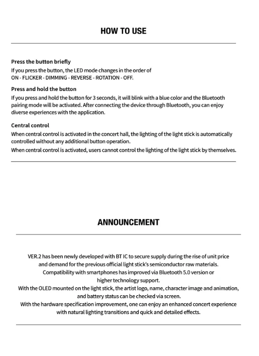 STRAY KIDS - OFFICIAL LIGHT STICK VER.2 - Image 3
