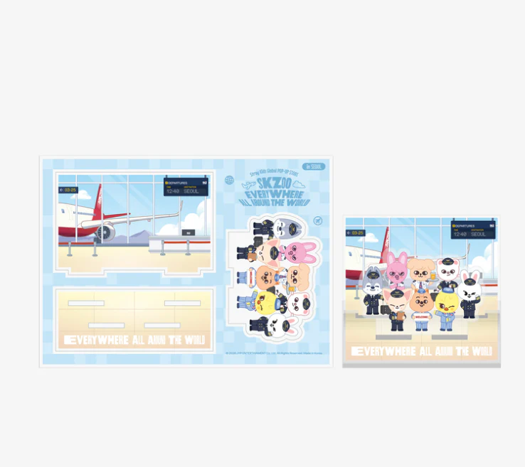 STRAY KIDS - SKZOO EVERYWHERE ALL AROUND IN SEOUL OFFICIAL MD SKZOO ACRYLIC STAND SEOUL VER