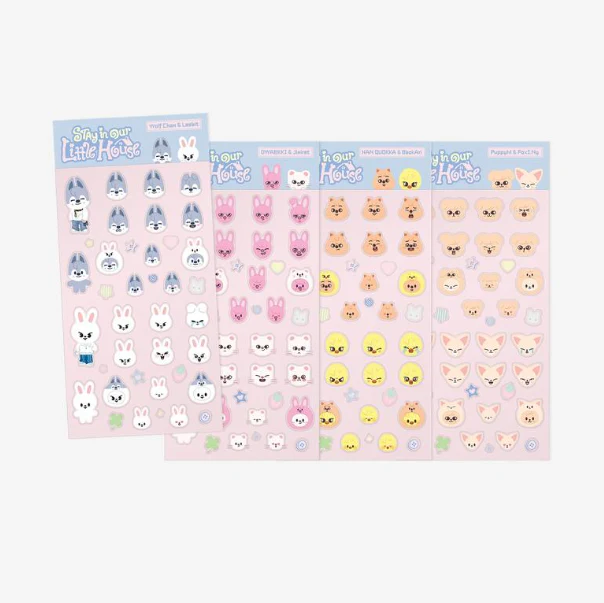 STRAY KIDS - STAY IN OUR LITTLE HOUSE 6TH FANMEETING OFFICIAL MD SKZOO 3D STICKER