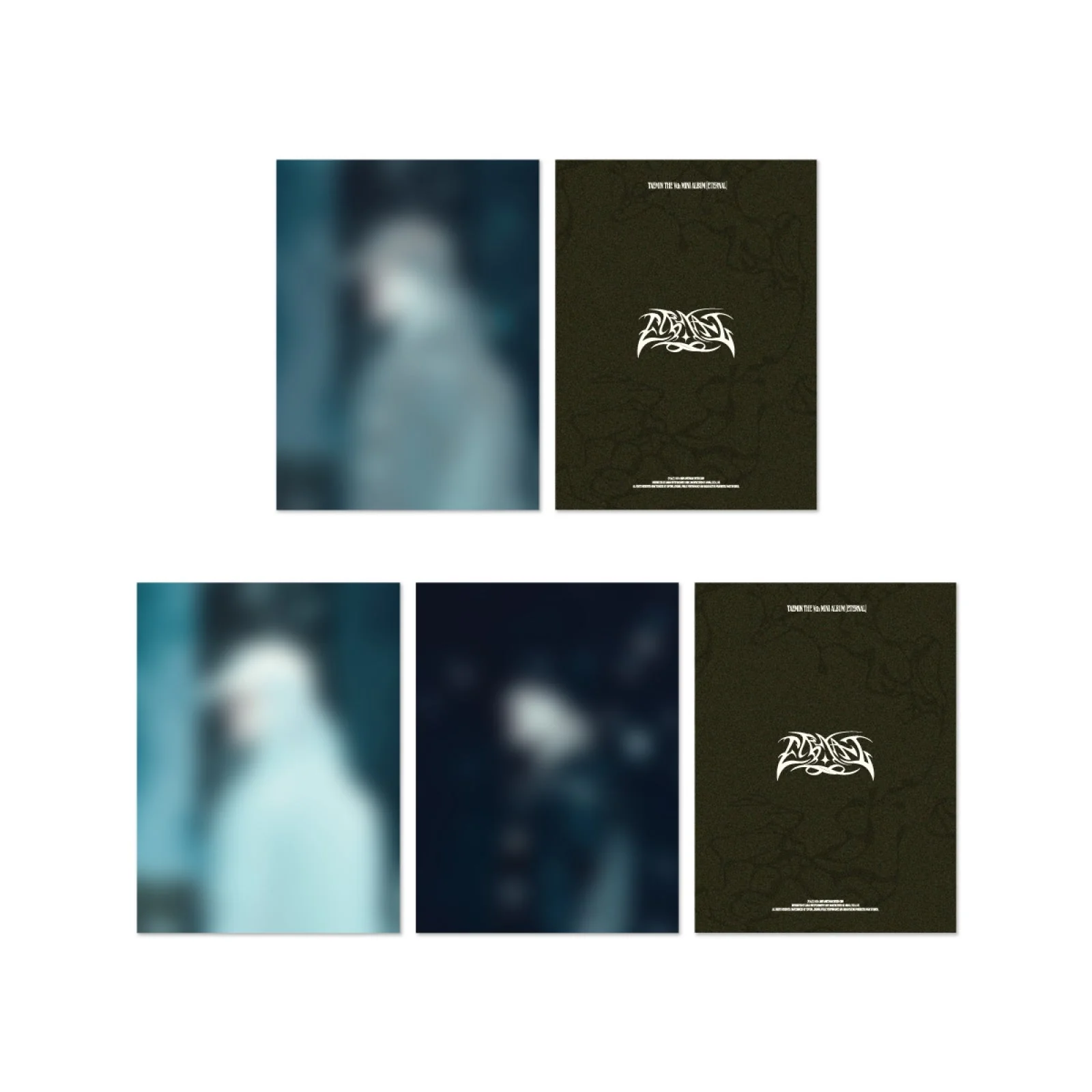 TAEMIN - ETERNAL THE 5TH MINI ALBUM EXHIBITION OFFICIAL MD LENTICULAR PHOTO SET