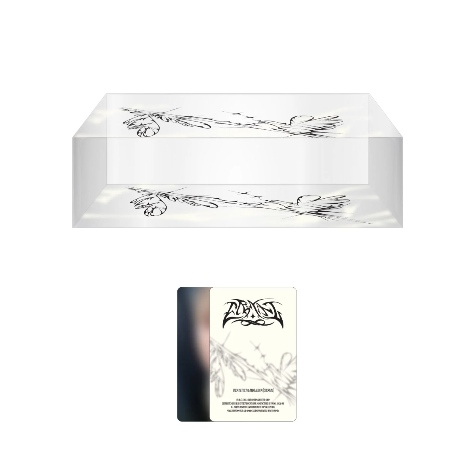 TAEMIN - ETERNAL THE 5TH MINI ALBUM EXHIBITION OFFICIAL MD PAPERWEIGHT