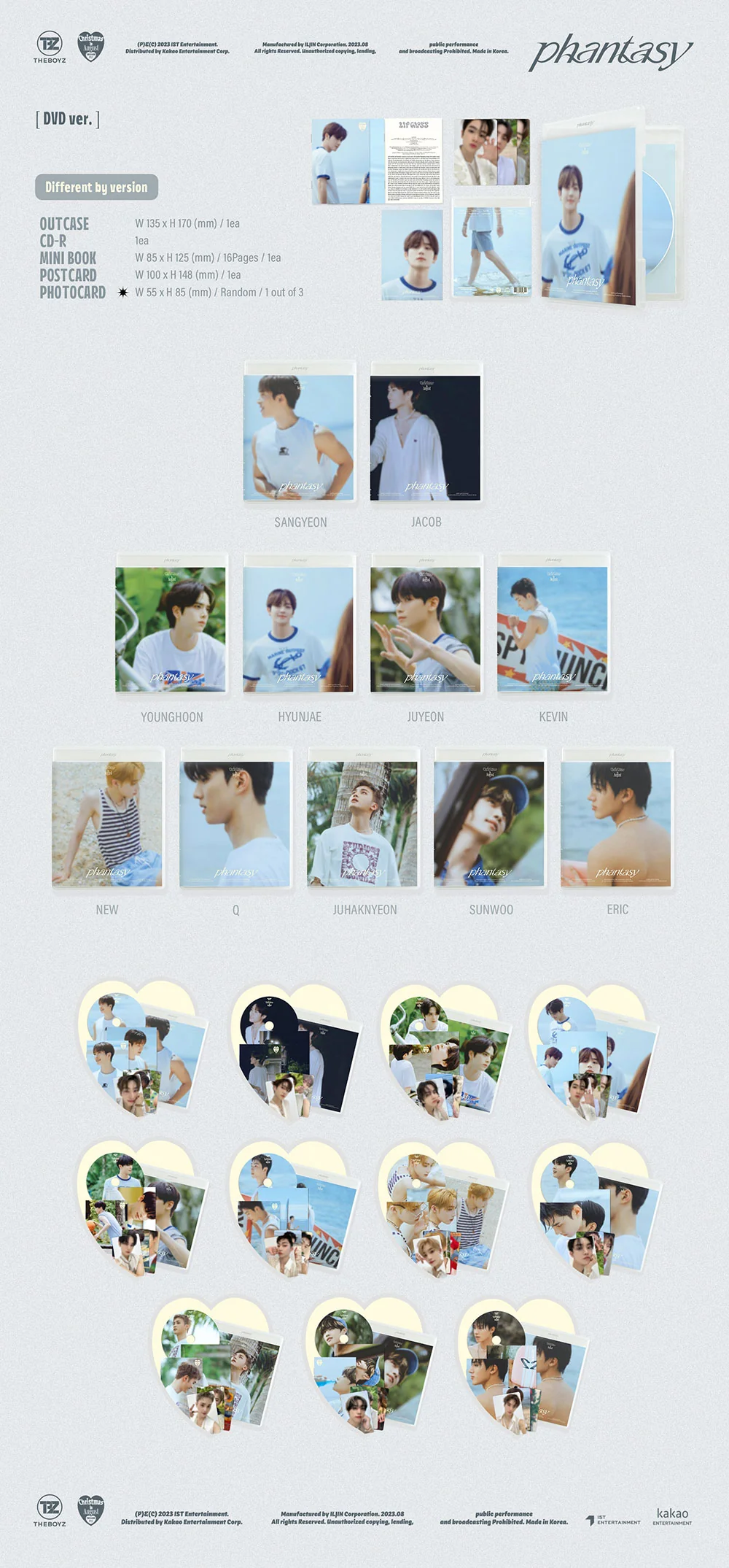 THE BOYZ - PHANTASY CHRISTMAS IN AUGUST 2ND FULL ALBUM PT. 1 DVD VER. - Image 3