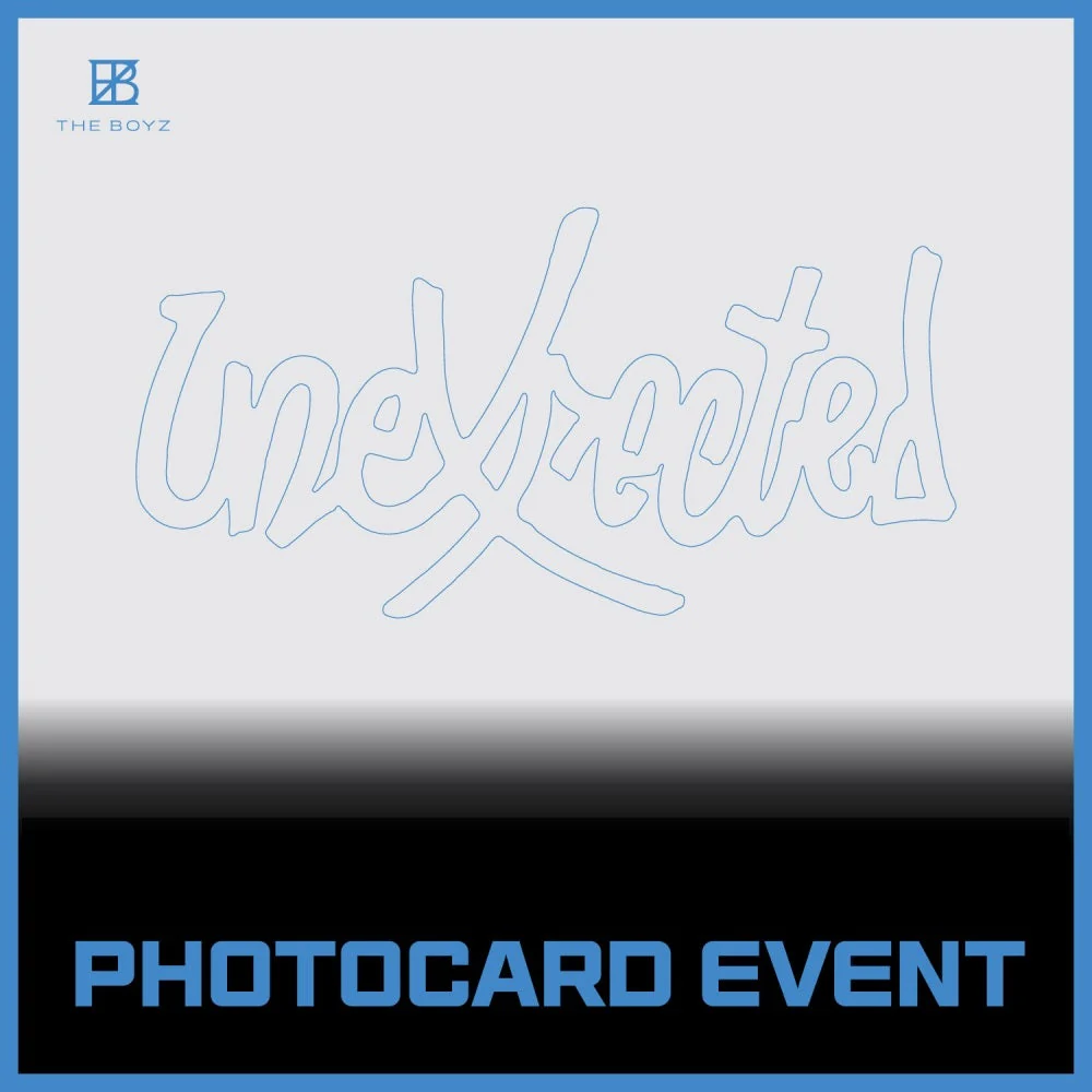THE BOYZ - UNEXPECTED 3RD ALBUM EVERLINE PHOTOCARD EVENT PHOTOBOOK VER RANDOM