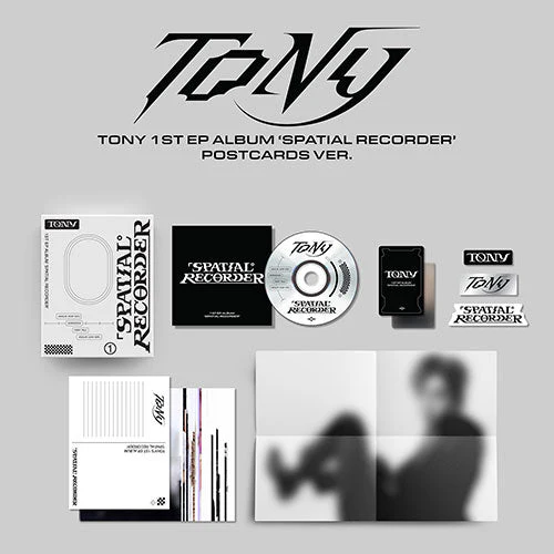 TONY - SPATIAL RECORDER 1ST EP ALBUM POSTCARD VER