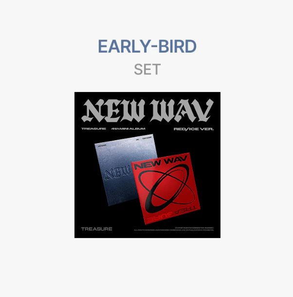 TREASURE - NEW WAV 4TH MINI ALBUM WEVERSE SHOP EARLY BIRD GIFT STANDARD SET