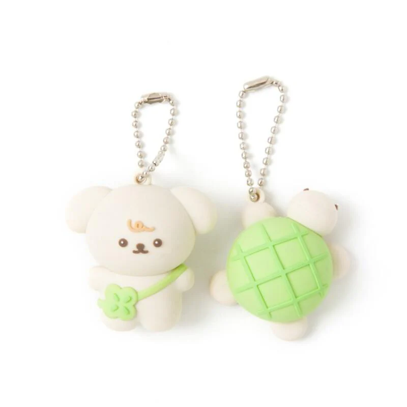 TURTLE BICHON KEYRING SET