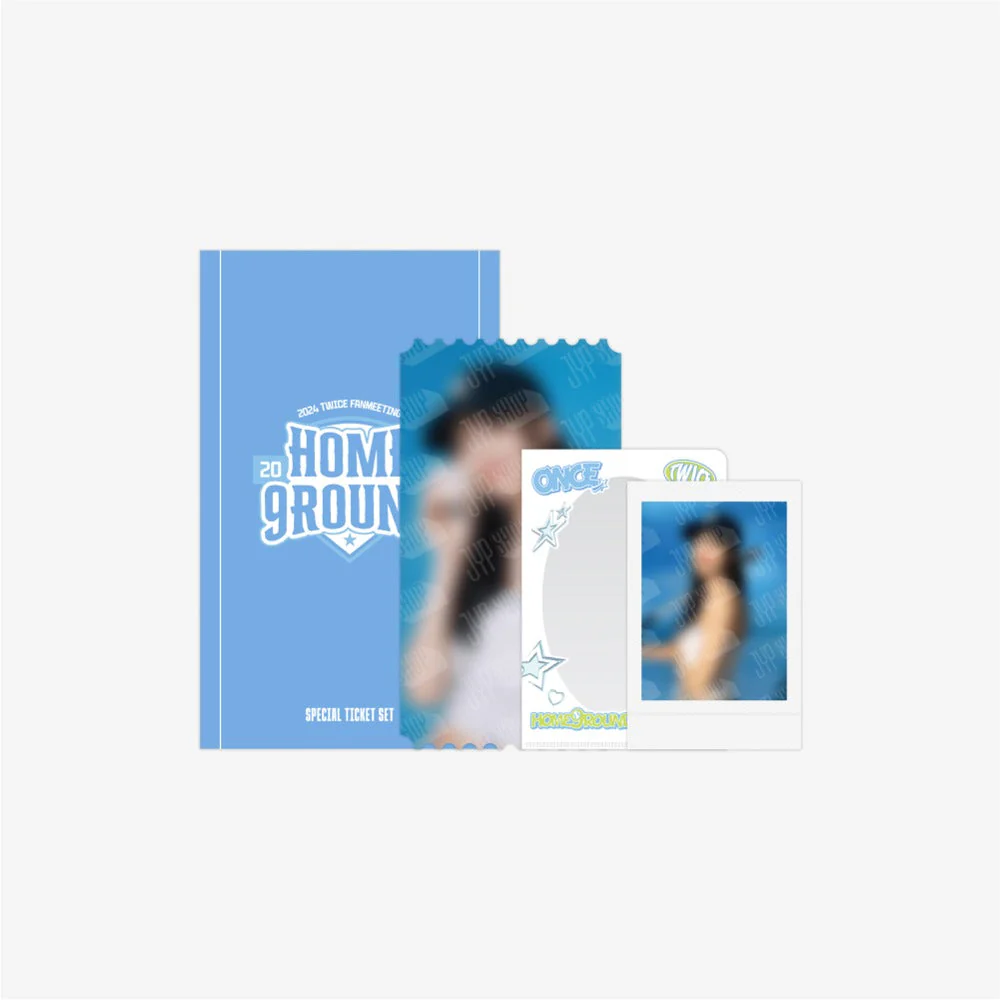 TWICE - HOME 9ROUND 2024 FANMEETING POP UP OFFICIAL MD SPECIAL TICKET SET