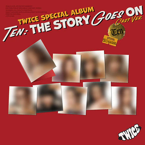 TWICE - TEN : THE STORY GOES ON SPECIAL ALBUM CAST VER RANDOM (NO POB)