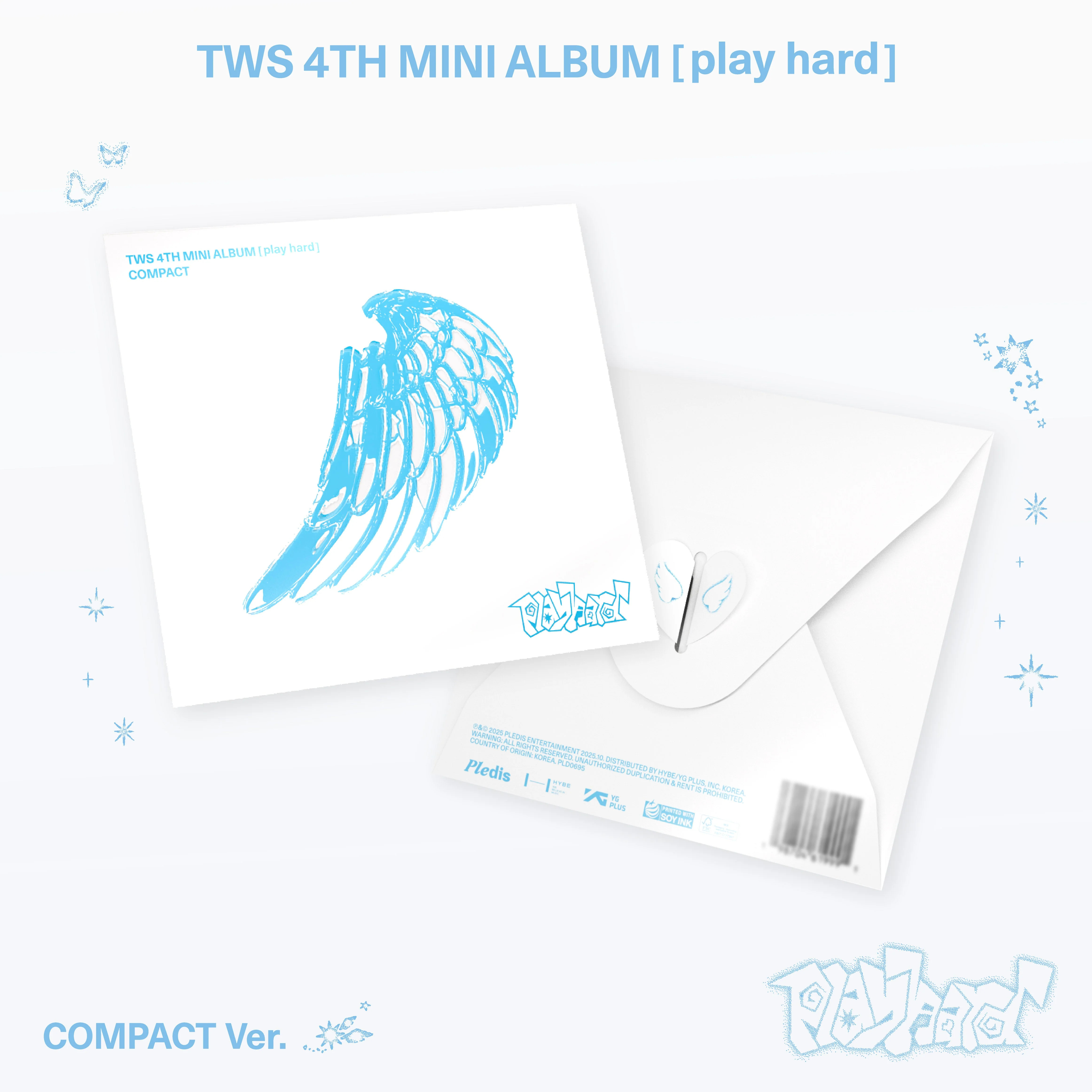 TWS - PLAY HARD 4TH MINI ALBUM COMPACT VER RANDOM