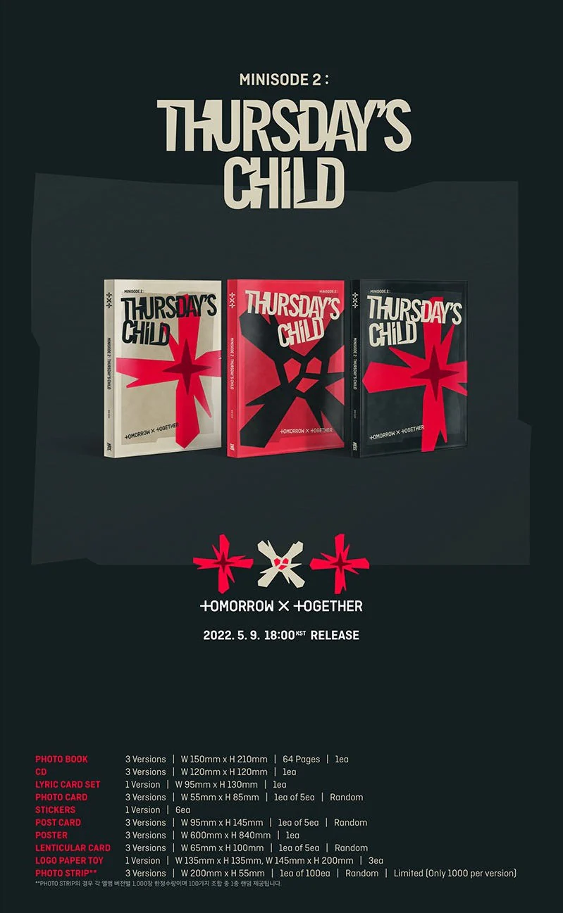 TXT - 4TH MINI ALBUM MINISODE 2 THURSDAY'S CHILD - Image 2