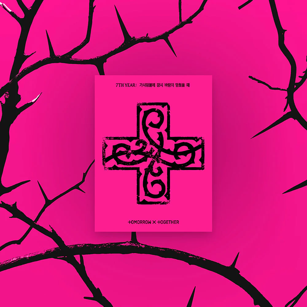 TXT - 7TH YEAR: A MOMENT OF STILLNESS IN THE THORNS 8TH MINI ALBUM PPULBATU VER (WEVERSE ALBUMS VER) RANDOM