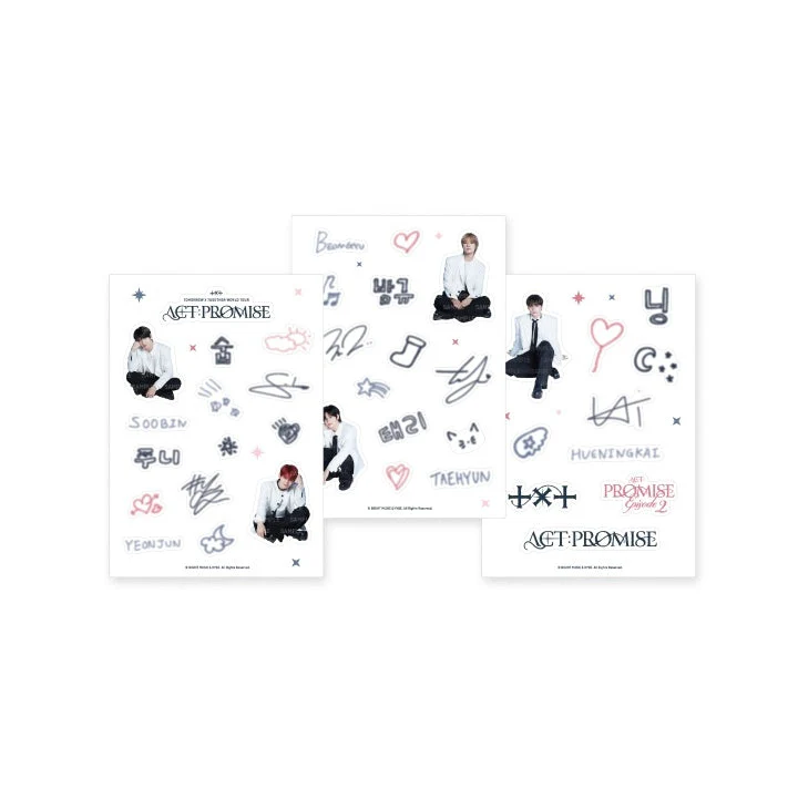 TXT - ACT : PROMISE EP.2 WORLD TOUR OFFICIAL MD DECO STICKER
