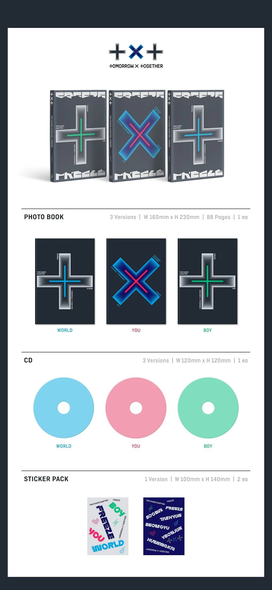 TXT - ALBUM [THE CHAOS CHAPTER : FREEZE] - Image 6