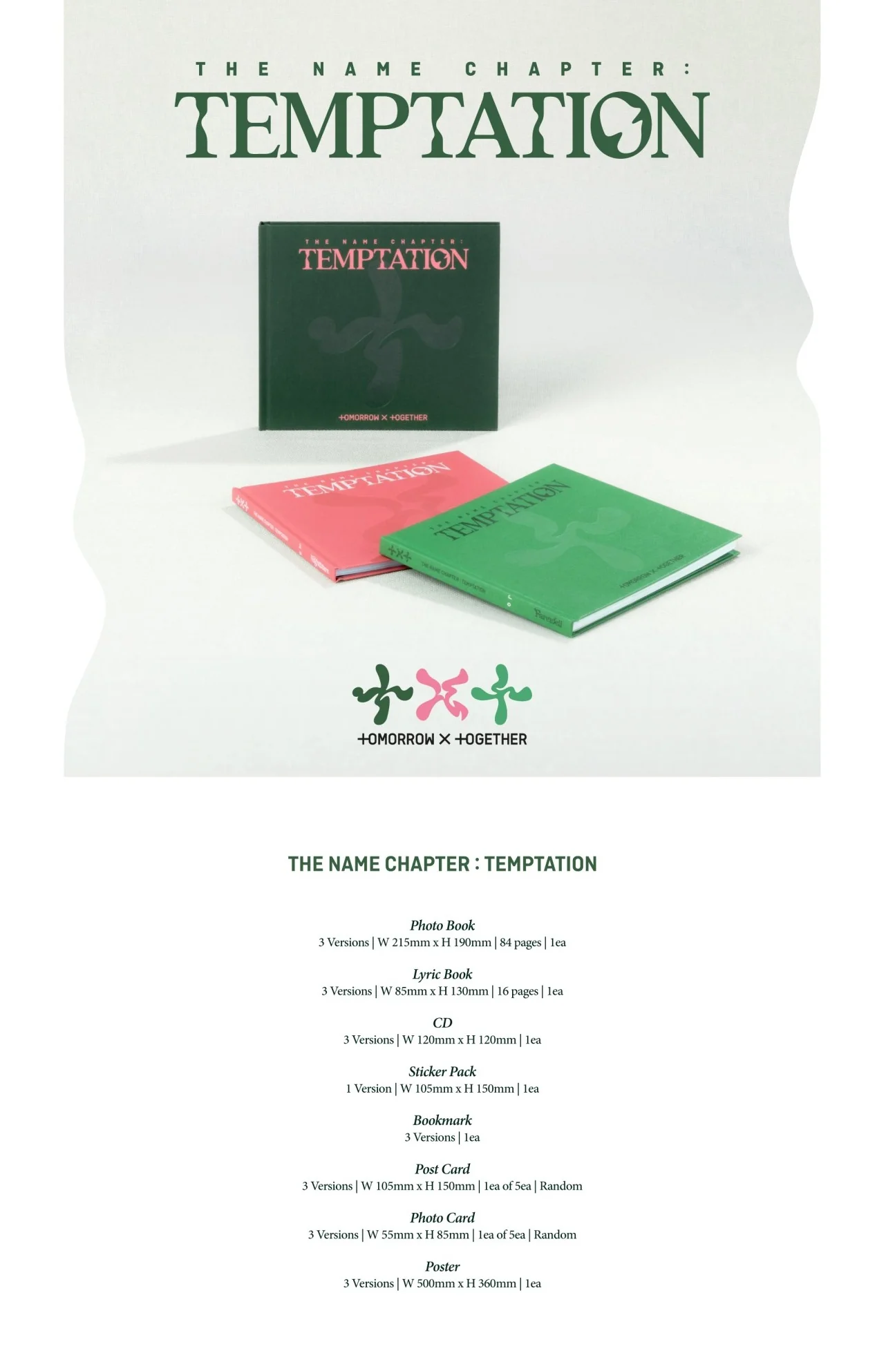 TXT - THE NAME CHAPTER TEMPTATION 5TH MINI ALBUM - Image 2
