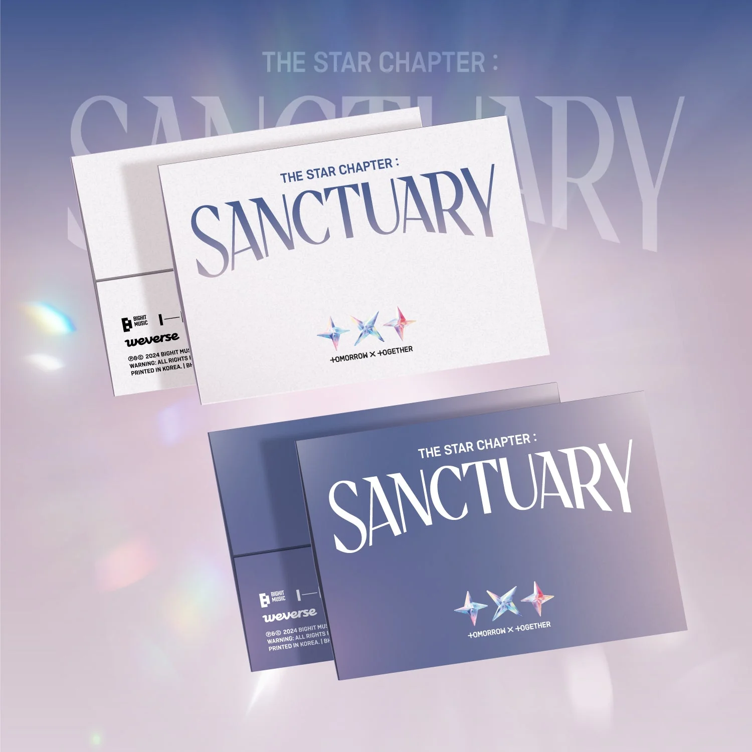TXT - THE STAR CHAPTER : SANCTUARY 7TH MINI ALBUM WEVERSE ALBUMS VER SET
