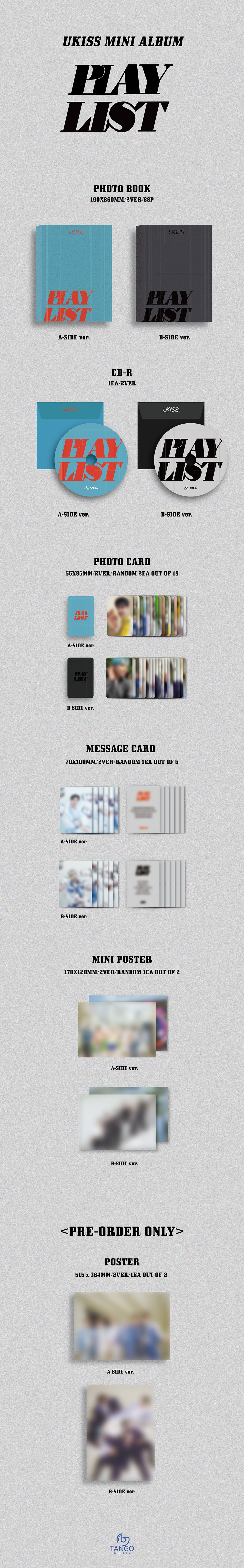 U-KISS - PLAY LIST MINI ALBUM - Image 4