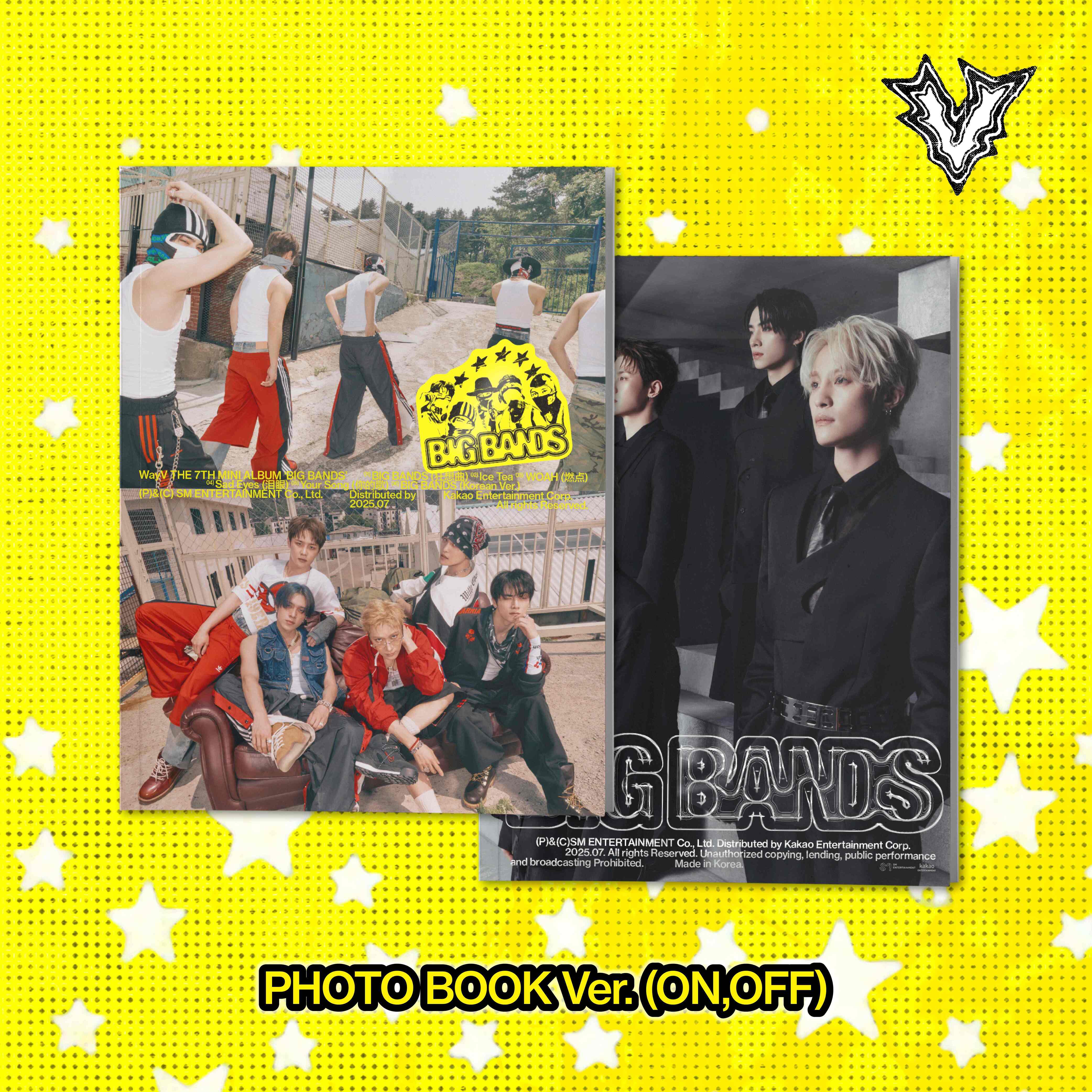 WAYV - BIG BANDS 7TH MINI ALBUM PHOTOBOOK RANDOM