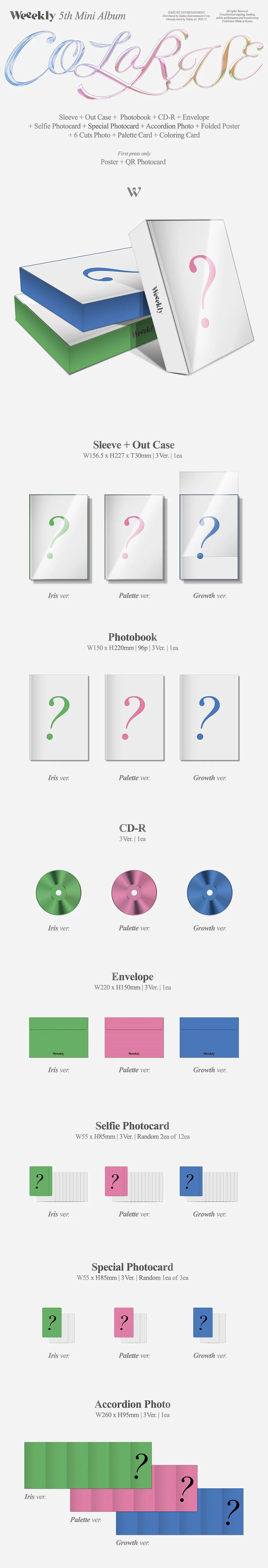WEEEKLY - COLORISE 5TH MINI ALBUM - Image 5