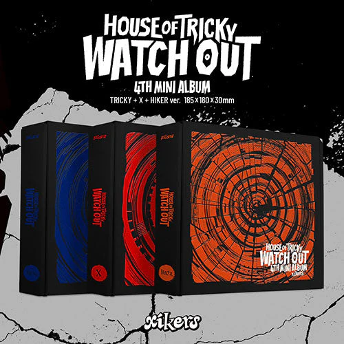 XIKERS - HOUSE OF TRICKY : WATCH OUT 4TH MINI ALBUM PHOTOBOOK RANDOM