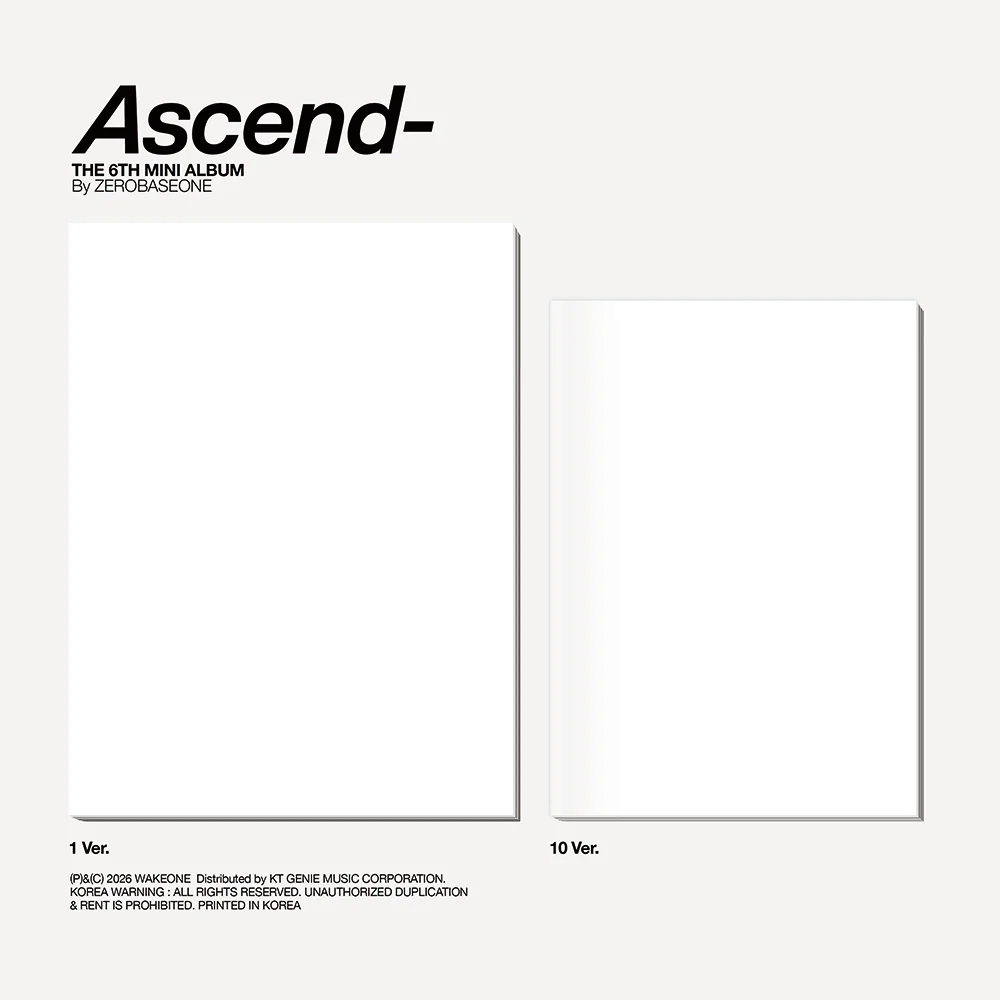 ZEROBASEONE - ASCEND- 6TH MINI ALBUM PHOTOBOOK VER RANDOM